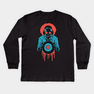 Beats of the Undead: Music Beyond the Grave Kids Long Sleeve T-Shirt